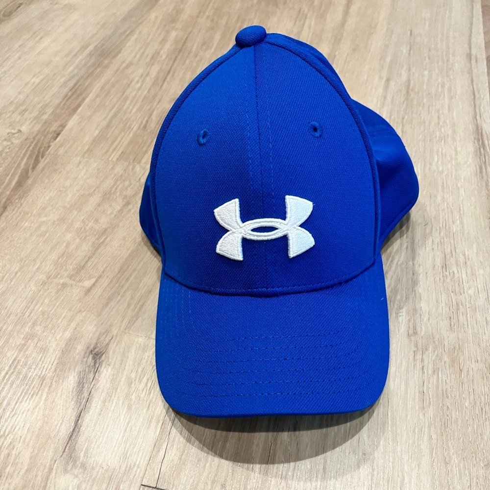 Youth royal blue underarmour hat
